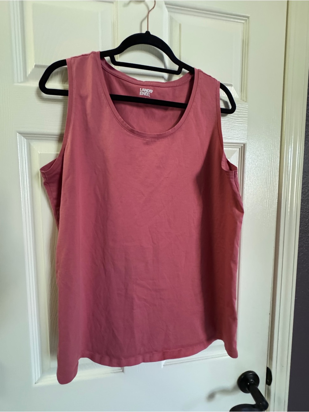 Lands' End Women's salmon Scoop Neck Tank